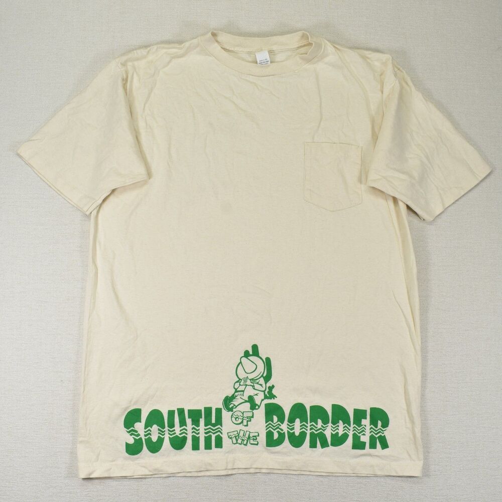 Vintage South of the Border Pedro Shirt Single Stitch Pocket Tee Tourist XL 2XL